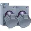 APPLETON ELECTRIC , Receptacle 125-250V 20A 2W 3P 1/2Hub FT