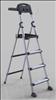 INDUSTRIAL GRADE , Step Stool 4 Step Ht 73-1/2 In Aluminum