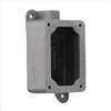 APPLETON ELECTRIC , Mounting Body 1Gang 3/4In Feed-Thru Alum