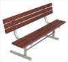 APPROVED VENDOR , Park Bench Brown Recycled Plastic 72W