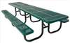 APPROVED VENDOR , ADA Shelter Table Perf 144W Green