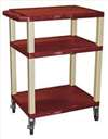 APPROVED VENDOR , Cart Electric Burgundy 34x18x24In  200lb