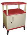 APPROVED VENDOR , D5668 Cart Red/Putty 18x24 Electric w/Cabinet