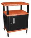 APPROVED VENDOR , D5669 Cart Orange/Black 18x24 Elect w/Cabinet
