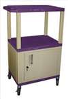 APPROVED VENDOR , Cart Purple/Putty 18x24 Elect w/Cabinet