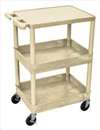 APPROVED VENDOR , D5671 Cart 3 Putty Shelves Putty Legs 18x24