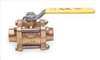 APOLLO , Ball Valve 3 PC 3/8 In Solder Bronze