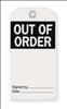 APPROVED VENDOR , Accident Tag Out of Order Pk 25