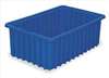 AKRO-MILS , F8505 Tote Box Modular L 16 1/2 W 10 7/8 Blue