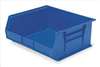 AKRO-MILS , F8695 Stack/Hang Bin W 16 1/2 H5 D 10 7/8 Blue