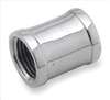 ANDERSON FITTINGS , Coupling 1/2 In FNPT Chrome Plated Brass