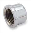 ANDERSON FITTINGS , Cap 1/4 In FNPT Chrome Plated Brass