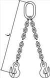 PEWAG AUSTRIA GMBH , Chain Sling 1/2 In 10 Ft DOG G120