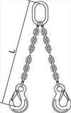 PEWAG AUSTRIA GMBH , Chain Sling 3/8 In 10 Ft DOS G50 SS