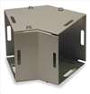 WIEGMANN , Wireway Elbow 45 Degree 4x4 Sq In Gray