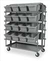 AKRO-MILS , Tub Rack Cross Stack W 28 1/2 H 59 Gray