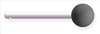 APPROVED VENDOR , Detent Pin 1.38 In Ball 3/8 In 3 1/8