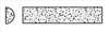 NORTON , Sharping File Half Rd A/O Org/Brn