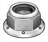 APPROVED VENDOR , Flange Locknut Stl 10-32 PK100