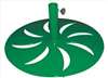 APPROVED VENDOR , E5621 Outdoor Umbrella Base Round Green