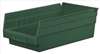 AKRO-MILS , D5531 Recycled Bin W 4 1/8 D 11 5/8 Green