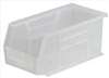 AKRO-MILS , F8657 Stack   Hang Bin W 5 1/2 D 10 7/8 Clear