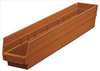 AKRO-MILS , D5535 Recycled Bin W 6 5/8 D 23 5/8 TerraCotta