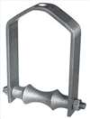 ANVIL , Pipe Roll with Steel Yoke Galvanized 8In