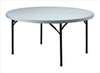 APPROVED VENDOR , Folding Table Round Poly 60 In