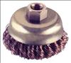 AMPCO , Knot Wire Cup Brush 4 In 5/8-11 Nonspark