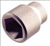 AMPCO , Socket 3/8 Dr 6 Pt 25mm Nonsparking