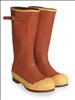 APPROVED VENDOR , D0338 Knee Boots Men 13M Stl Toe Brick/Crm 1PR