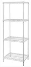 STORE LOGIC , Shelving Starter H74 W48 D18 Wht 4 Shelf