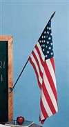 APPROVED VENDOR , US Classroom Flag 12x18in Nylon PK12