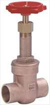 MILWAUKEE VALVE , Gate Valve Size 1 In Socket Bronze