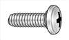 APM HEXSEAL , Self-Seal Screw Pan 8-32x1/4L PK10