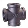 APPROVED VENDOR , Cross 3/4 In NPT Black Malleable Iron