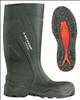 DUNLOP , D9543 Knee Boots Men 9M Steel Toe Grn 1PR