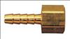 APPROVED VENDOR , Hose Barb 3/8 In 3/8 FNPT Brass