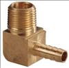 APPROVED VENDOR , Hose Barb 90 Deg 5/16 In 3/8 MNPT Brass