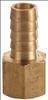 APPROVED VENDOR , Hose Barb 1/4 In 1/8 FNPT Brass