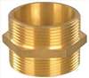 APPROVED VENDOR , Hex Nipple 4 MNPT x 4-1/2 MNST Brass