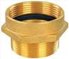 APPROVED VENDOR , Hex Nipple 2 FNPT x 2-1/2 MNST Brass