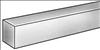 APPROVED VENDOR , Square Bar Aluminum 6063 1/2x1/2 In 8 ft