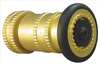 MOON , Fire Hose Nozzle Fog Brass 1-1/2 In NPSH