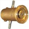 MOON , Fire Hose Nozzle Fog Brass 2-1/2 In NST