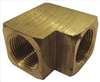 APPROVED VENDOR , Female Elbow Brass 90Deg   1/4 In PK 10