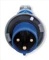 HUBBELL WIRING DEVICE-KELLEMS , Plug 2 Pole 3 Wire