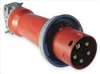 HUBBELL WIRING DEVICE-KELLEMS , Plug 4 Pole 5 Wire