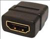 APPROVED VENDOR , Cable Coupler HDMI Black Straight